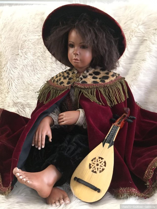 Потрясающий шедевр от Сильвия Везер! Мальчик Мандолинка