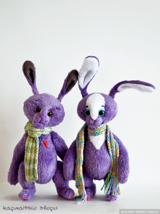 Лавандовые зайцы Розенкранц и Гильденстерн (фото 2)