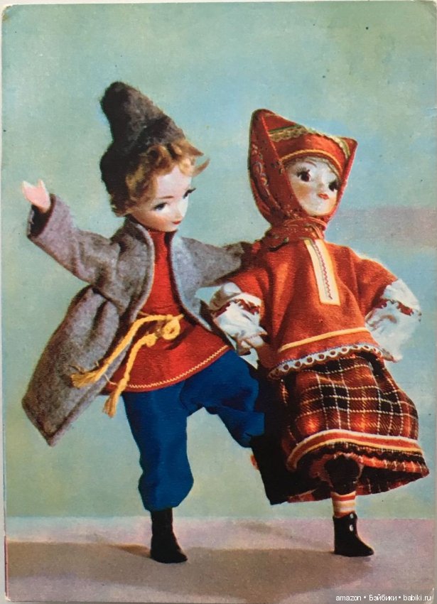 Серия открыток с куклами "Русский сувенир" и не только (фото 10)