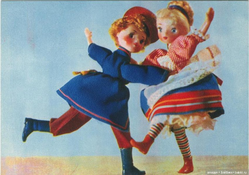 Серия открыток с куклами "Русский сувенир" и не только