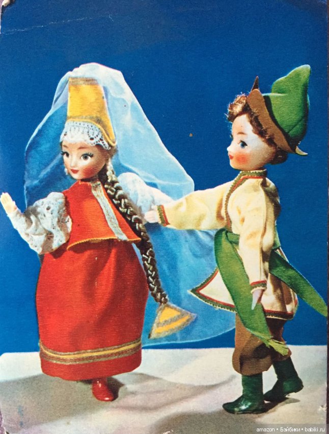 Серия открыток с куклами "Русский сувенир" и не только