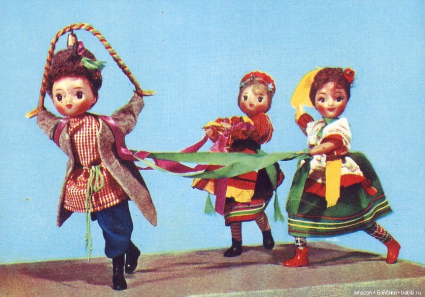 Серия открыток с куклами "Русский сувенир" и не только (фото 3)