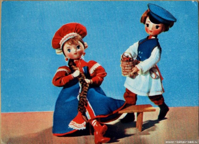 Серия открыток с куклами "Русский сувенир" и не только (фото 8)