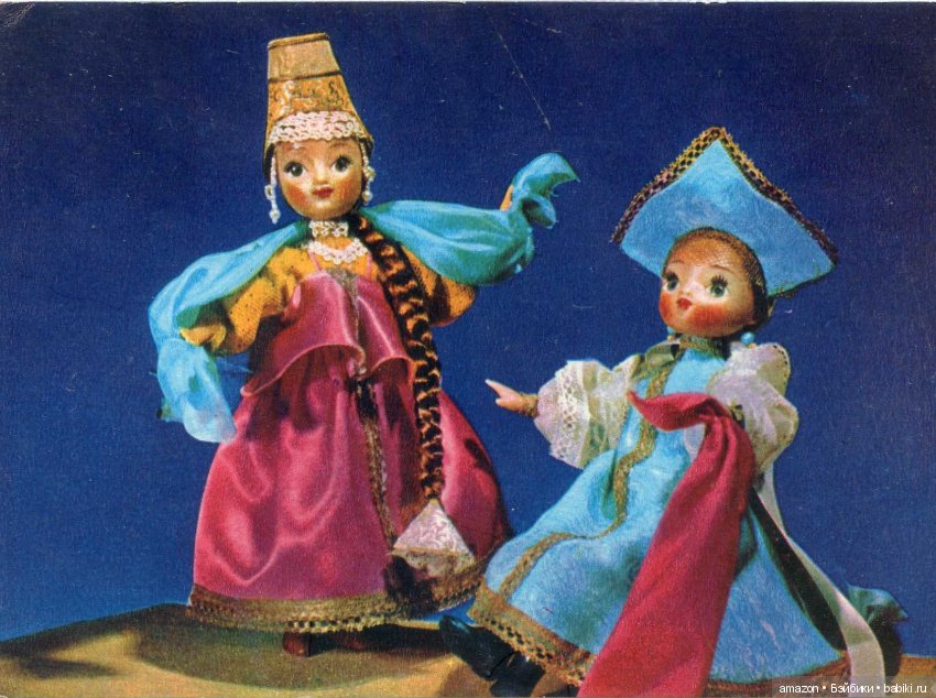 Серия открыток с куклами "Русский сувенир" и не только (фото 9)