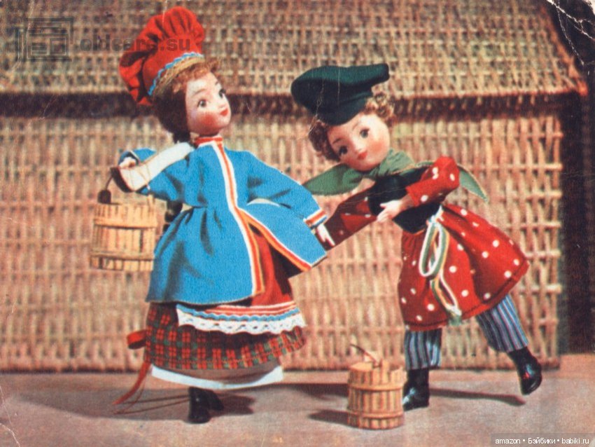 Серия открыток с куклами "Русский сувенир" и не только