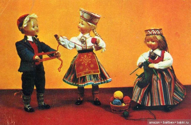 Серия открыток с куклами "Русский сувенир" и не только