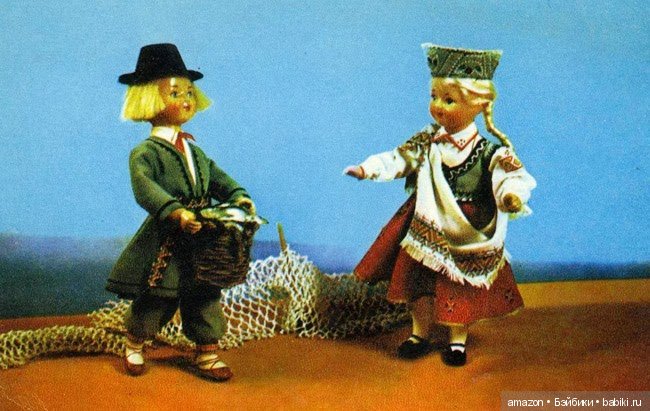 Серия открыток с куклами "Русский сувенир" и не только