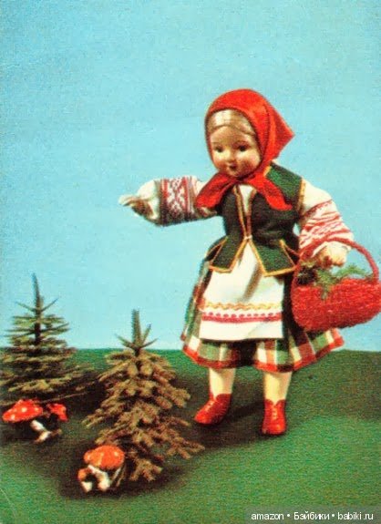 Серия открыток с куклами "Русский сувенир" и не только