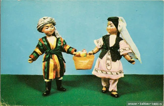 Серия открыток с куклами "Русский сувенир" и не только