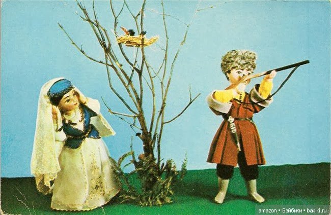 Серия открыток с куклами "Русский сувенир" и не только