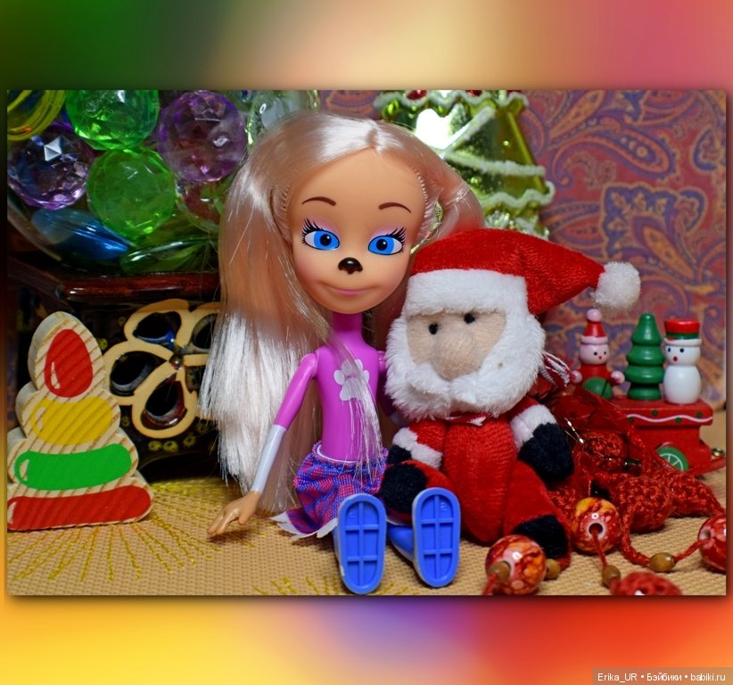 Мини-клон + начинаем вносить в фото новогоднее настроение