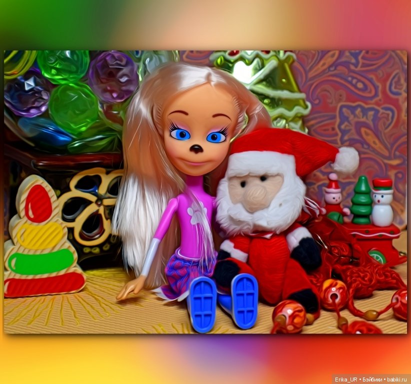 Мини-клон + начинаем вносить в фото новогоднее настроение