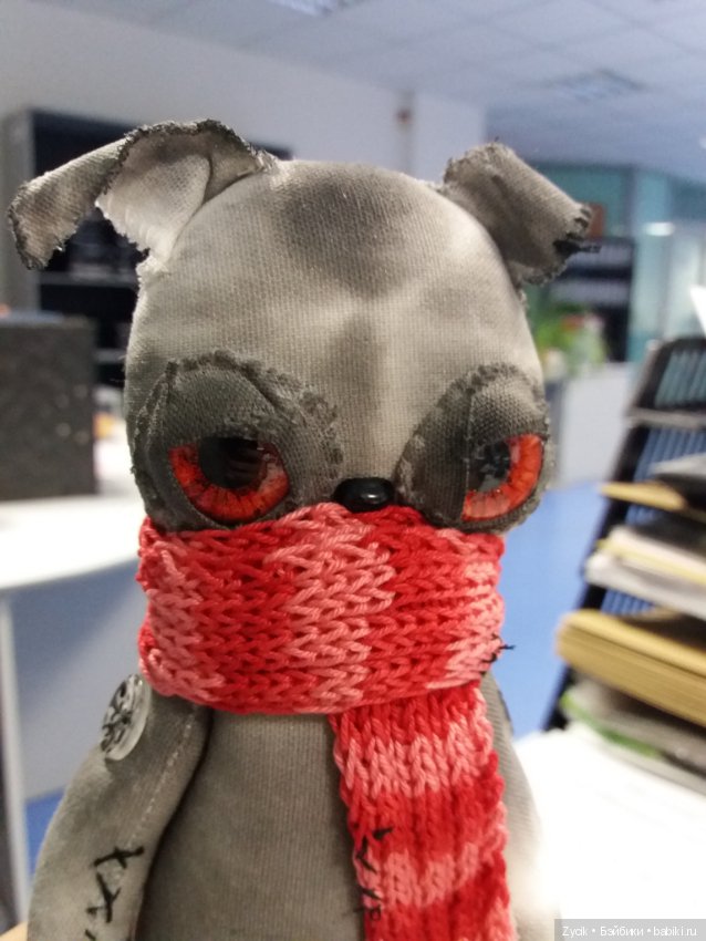 Чердачные котики Буки — Текстильные игрушки и примитивы: кофейные