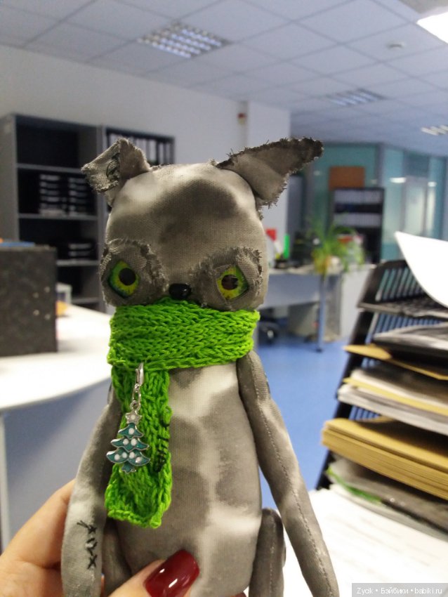 Чердачные котики Буки — Текстильные игрушки и примитивы: кофейные (фото 7)