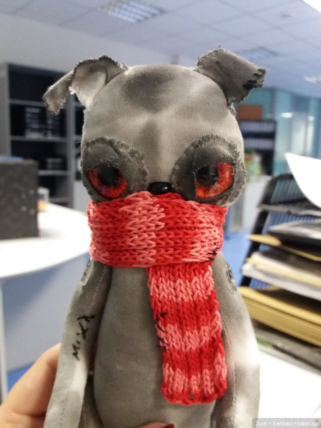 Чердачные котики Буки — Текстильные игрушки и примитивы: кофейные (фото 2)