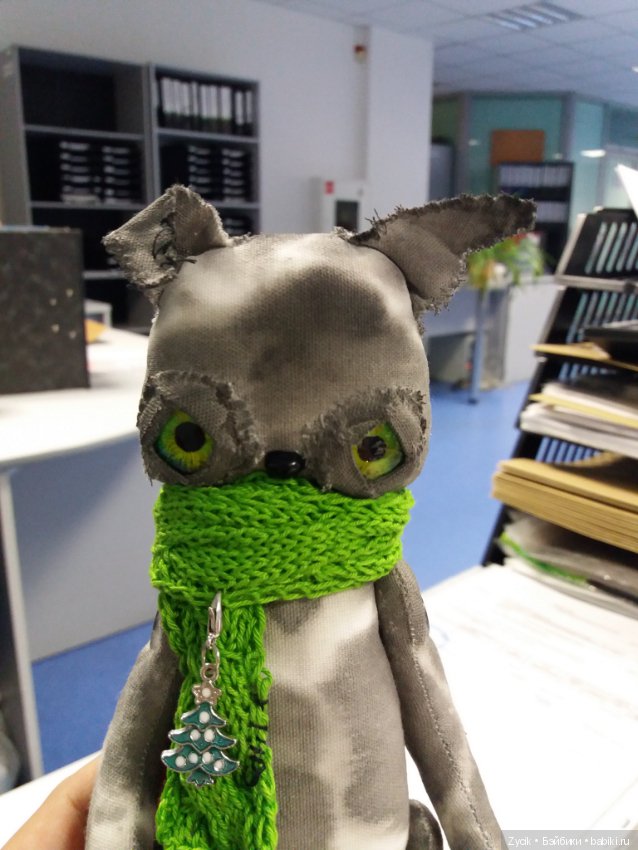 Чердачные котики Буки — Текстильные игрушки и примитивы: кофейные (фото 8)