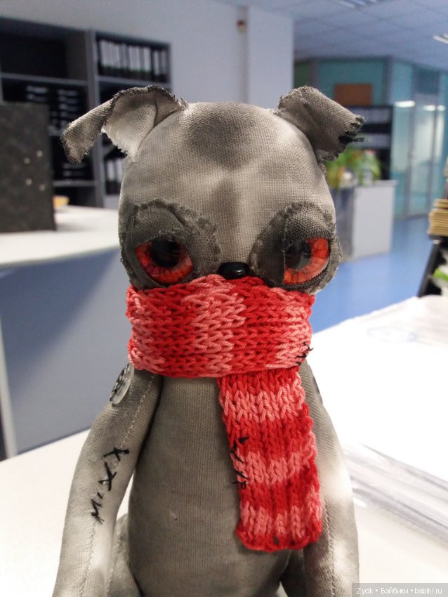 Чердачные котики Буки — Текстильные игрушки и примитивы: кофейные (фото 5)