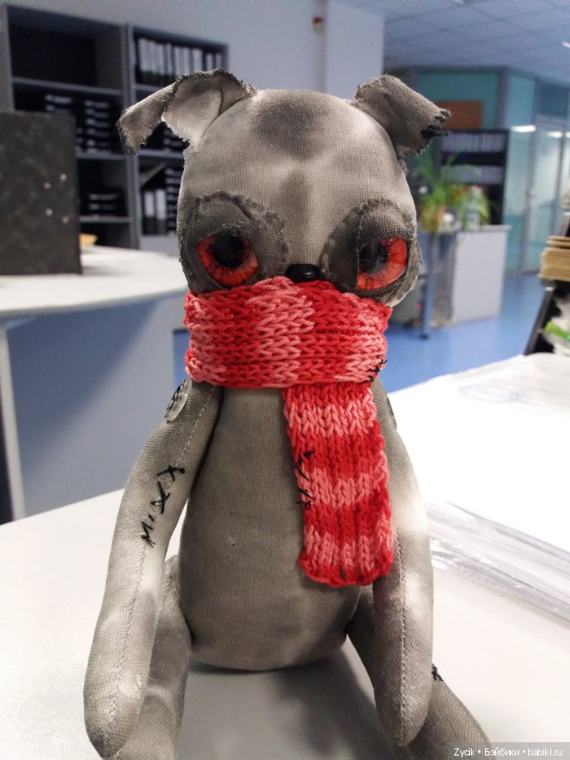 Чердачные котики Буки — Текстильные игрушки и примитивы: кофейные (фото 4)