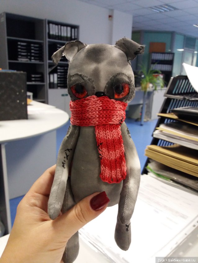 Чердачные котики Буки — Текстильные игрушки и примитивы: кофейные (фото 3)