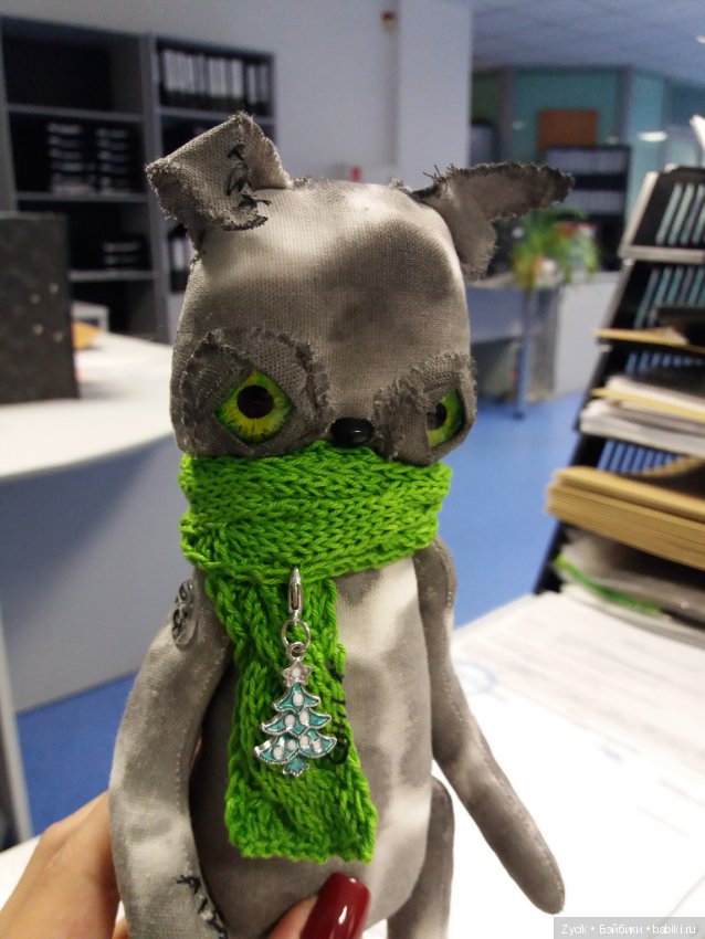 Чердачные котики Буки — Текстильные игрушки и примитивы: кофейные (фото 9)