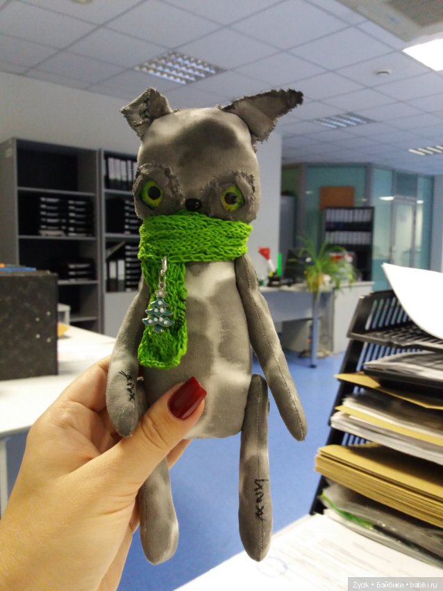 Чердачные котики Буки — Текстильные игрушки и примитивы: кофейные (фото 10)