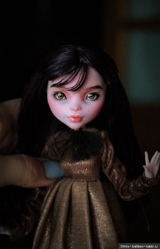 Азиаточка Элизабет — ООАК Monster High и Ever After High: репейнт (фото 2)
