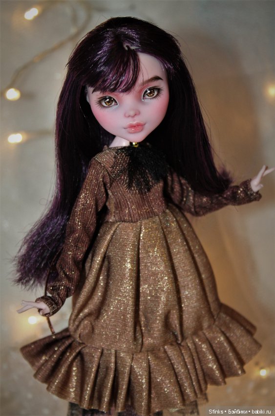 Азиаточка Элизабет — ООАК Monster High и Ever After High: репейнт (фото 6)