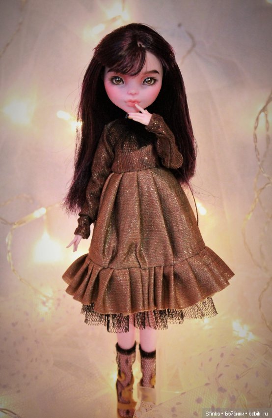 Азиаточка Элизабет — ООАК Monster High и Ever After High: репейнт (фото 5)