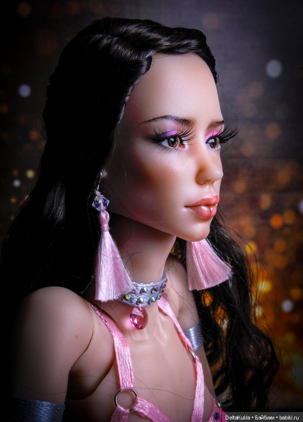 Линда, розовая карамель — Авторские шарнирные куклы своими руками: лепка