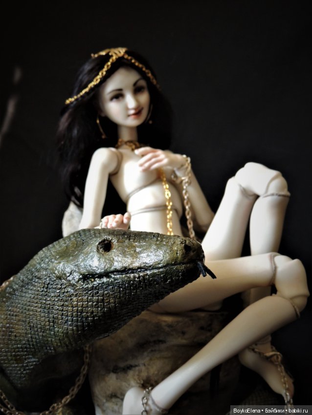 Андромеда из фарфора — Авторские шарнирные куклы своими руками: лепка (фото 5)