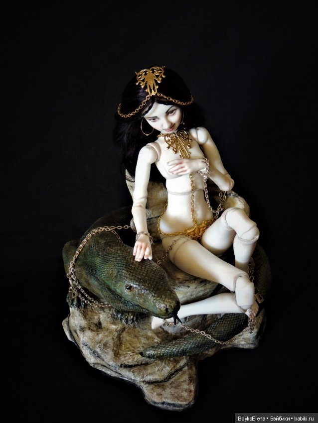 Андромеда из фарфора — Авторские шарнирные куклы своими руками: лепка (фото 3)