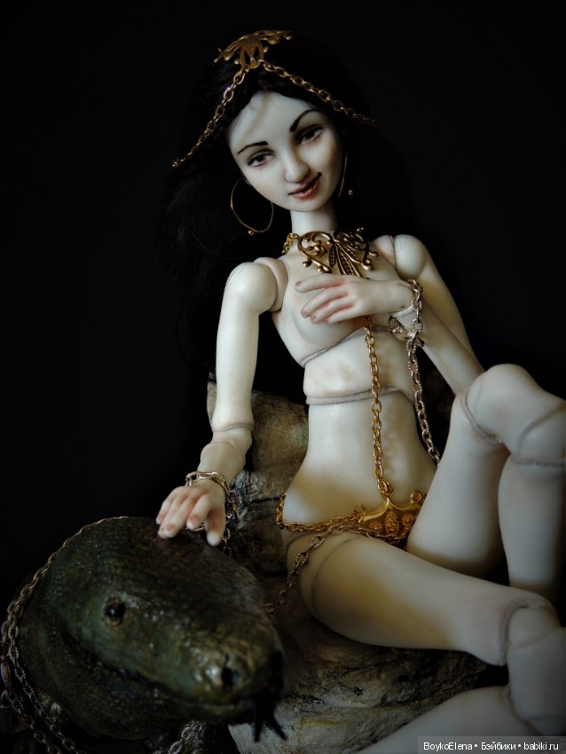 Андромеда из фарфора — Авторские шарнирные куклы своими руками: лепка (фото 7)