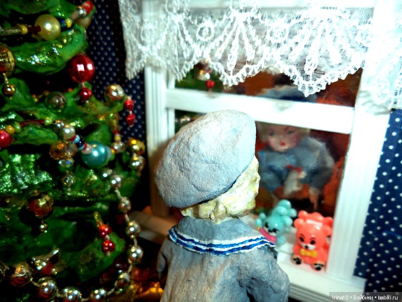 "Сказочное кукольное рождественское ретро" - продолжение прошлой публикации