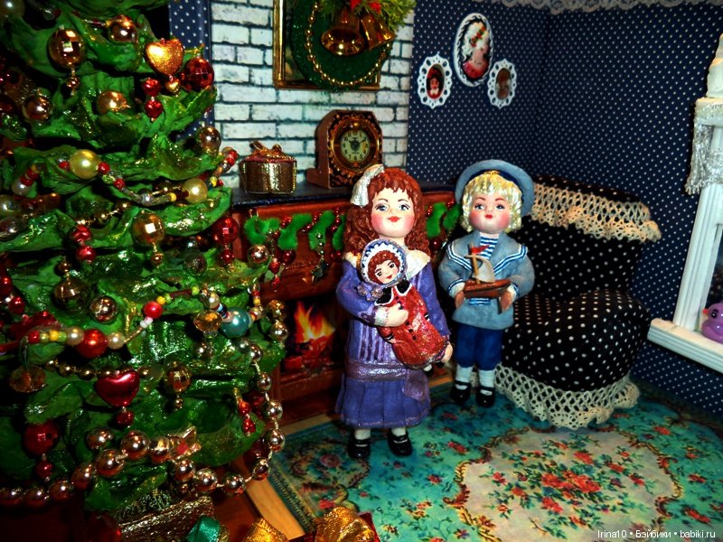 "Сказочное кукольное рождественское ретро" - продолжение прошлой публикации (фото 10)