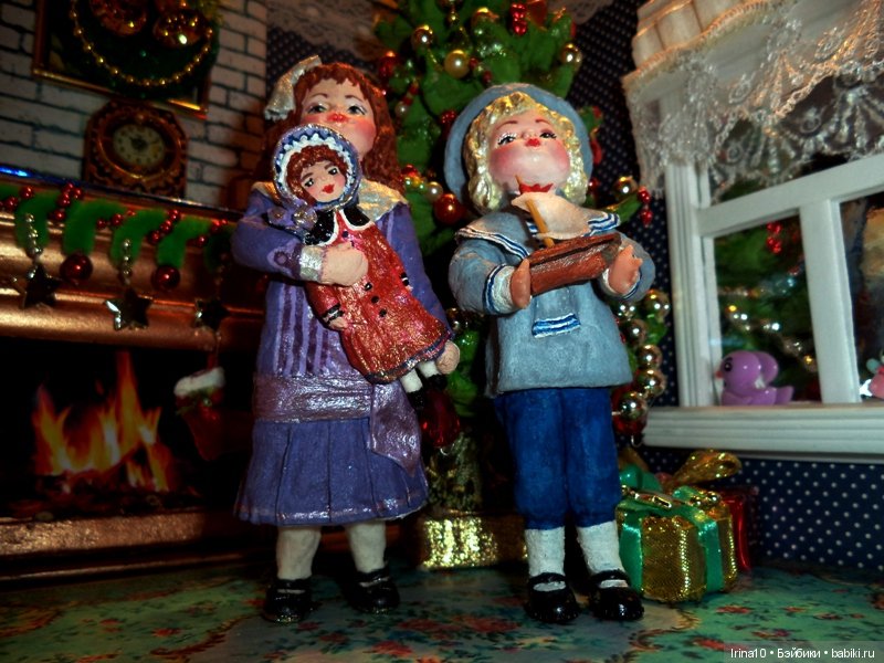 "Сказочное кукольное рождественское ретро" - продолжение прошлой публикации (фото 9)