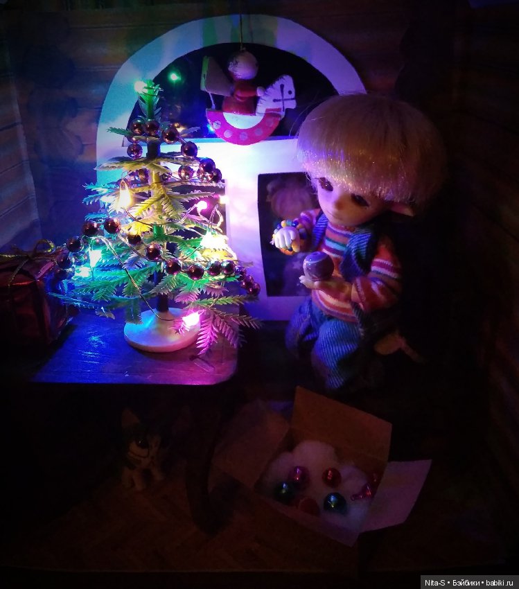 Дилька наряжает елку — Куклы и тела Obitsu (Обитсу): 1/6