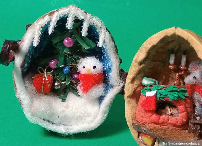 Орешек с секретом — Кукольная миниатюра своими руками: еда (фото 3)