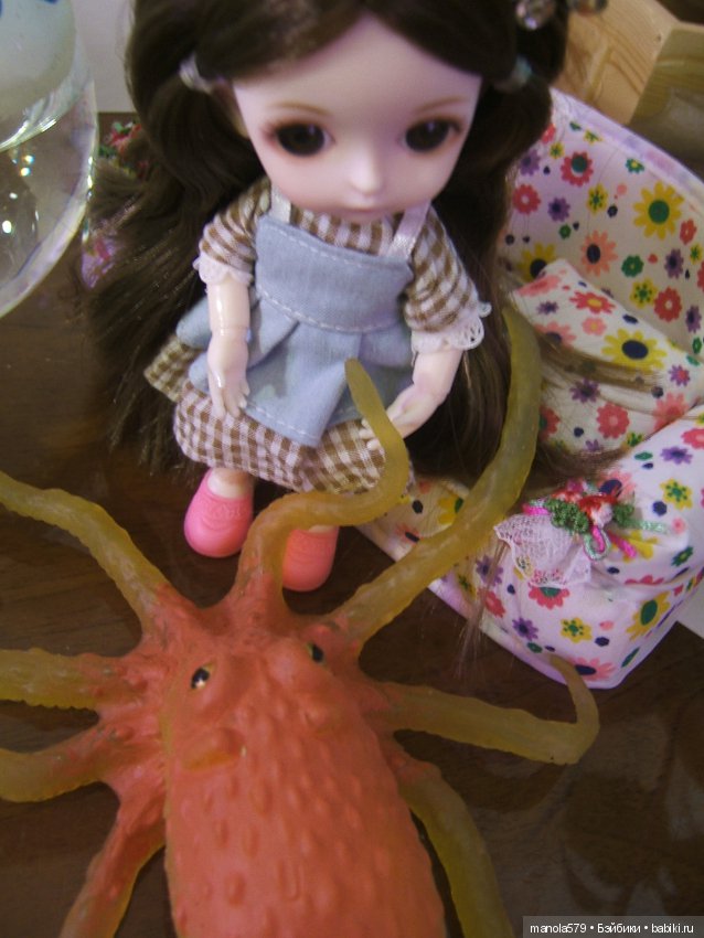 Продолжение сказочки "Три девицы вечерком замечтались о своём." Новый вечер с осьминогами (фото 4)