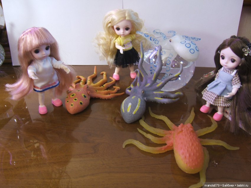 Продолжение сказочки "Три девицы вечерком замечтались о своём." Новый вечер с осьминогами (фото 2)