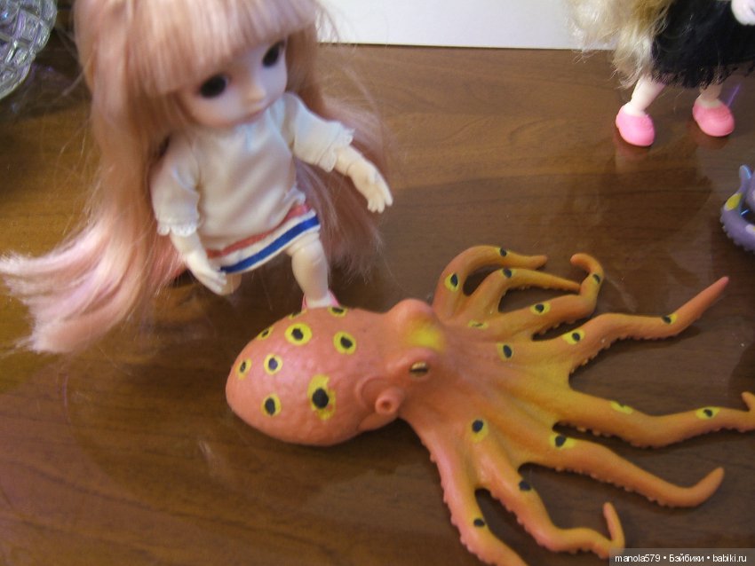 Продолжение сказочки "Три девицы вечерком замечтались о своём." Новый вечер с осьминогами (фото 3)