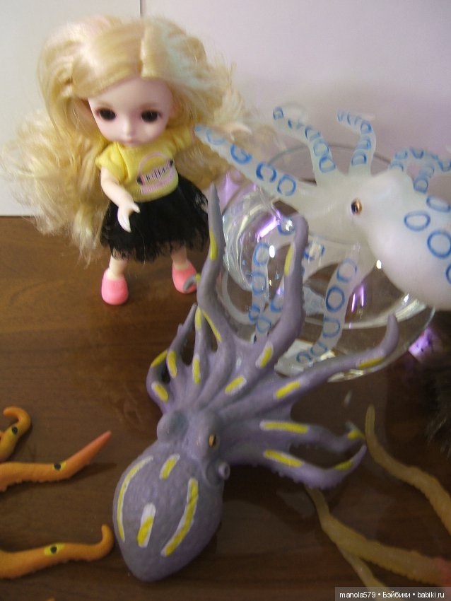 Продолжение сказочки "Три девицы вечерком замечтались о своём." Новый вечер с осьминогами (фото 5)