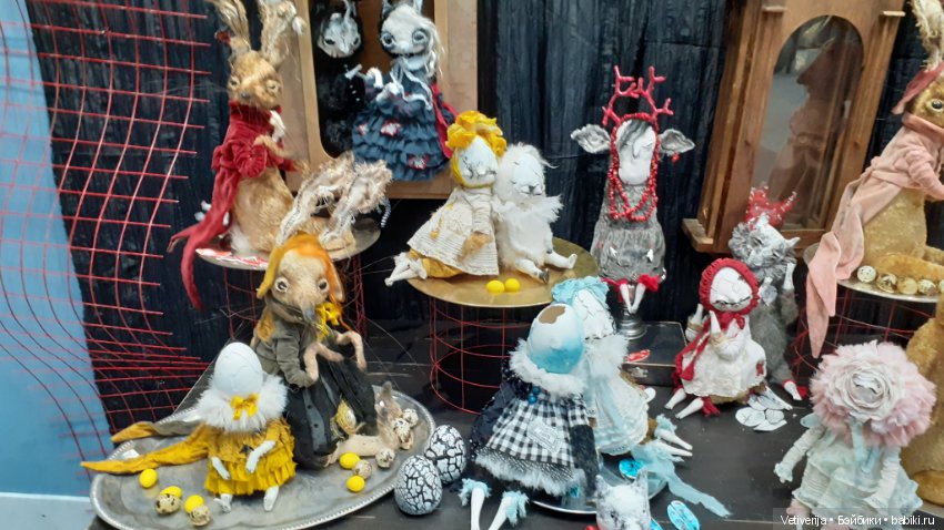 13 - 14 - 15 декабря. Москва, десятая юбилейная выставка "Искусство куклы". Фоторепортаж ( + имена авторов)