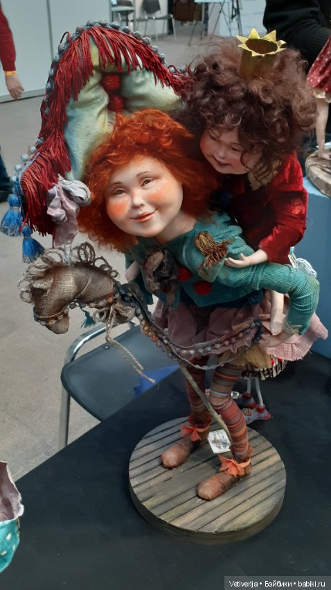 13 - 14 - 15 декабря. Москва, десятая юбилейная выставка "Искусство куклы". Фоторепортаж ( + имена авторов)