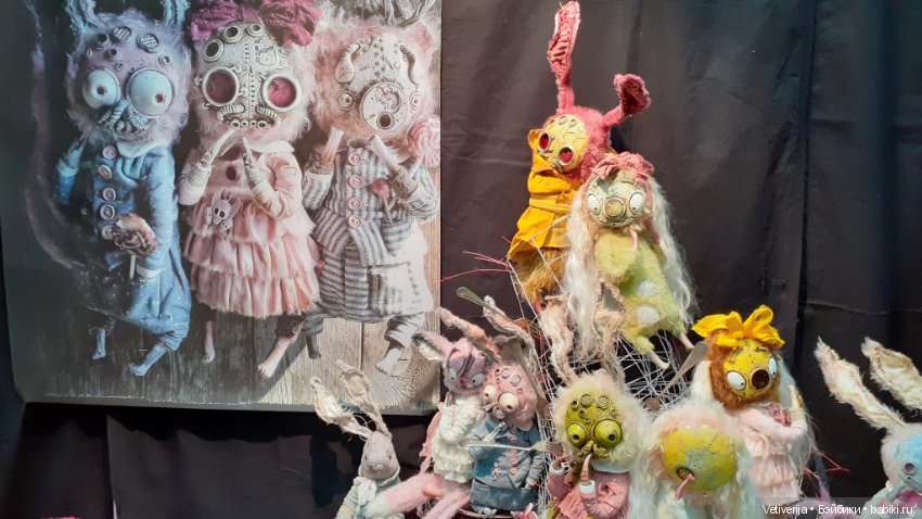 13 - 14 - 15 декабря. Москва, десятая юбилейная выставка "Искусство куклы". Фоторепортаж ( + имена авторов)