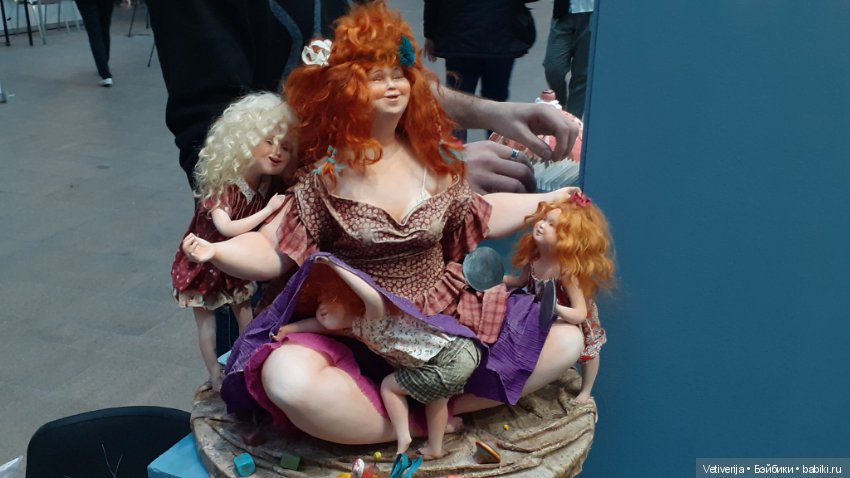 13 - 14 - 15 декабря. Москва, десятая юбилейная выставка "Искусство куклы". Фоторепортаж ( + имена авторов)