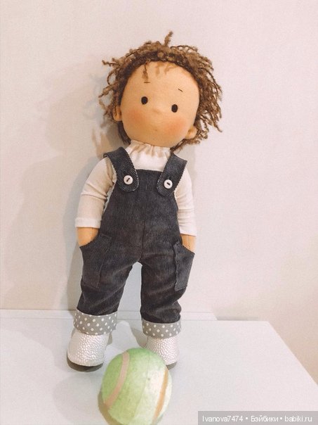 Текстильная кукла ручной работы, по вольфдорской технологии (фото 5)
