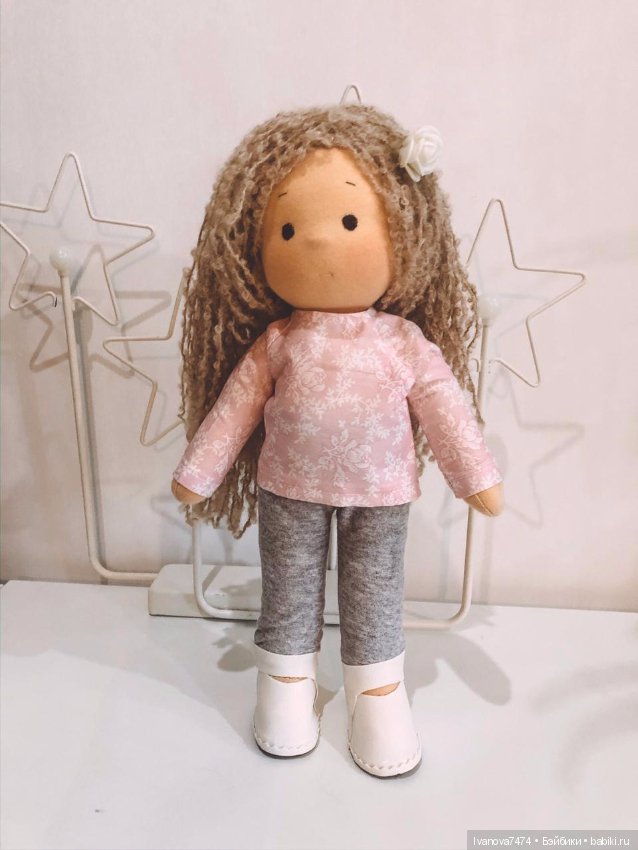 Кукла ручной работы, текстильная (фото 4)