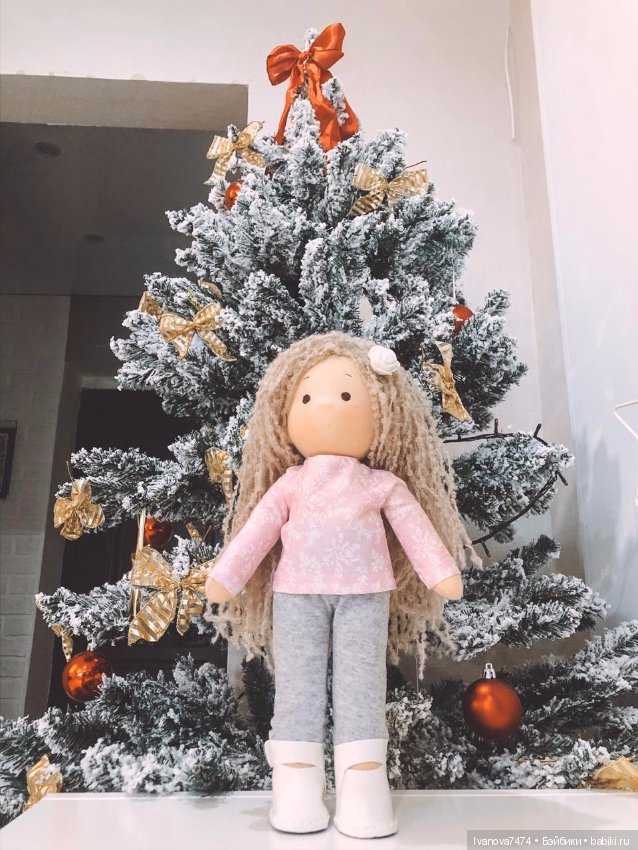 Кукла ручной работы, текстильная (фото 6)