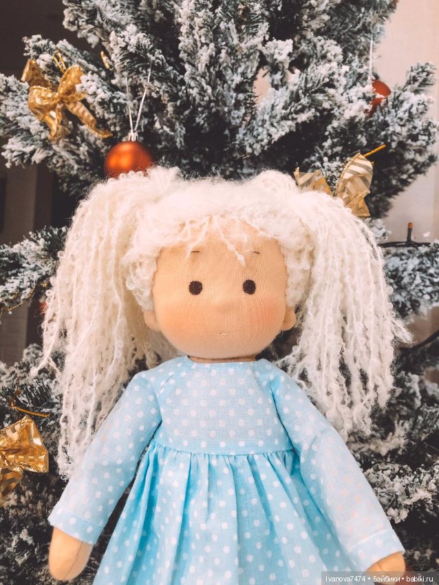 Кукла ручной работы, текстильная (фото 7)