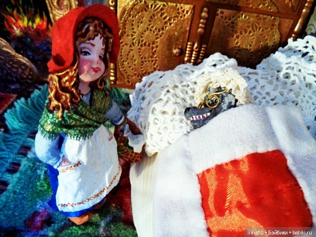 Новые ватные игрушки "Про Красную Шапочку"